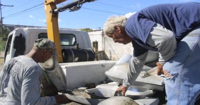 Realizan modernización del alumbrado público en Santiago Mariño