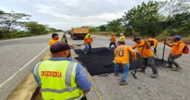 Avanza Plan de Mantenimiento Vial en la “Cimarrón Andresote” de Carabobo