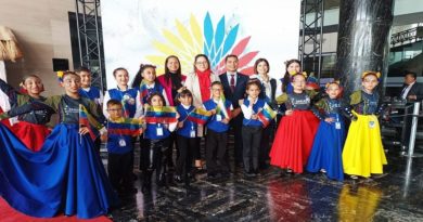 Club Infantil “Mi Patria Venezuela” participa en feria de emprendimiento en Ecuador