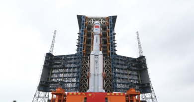 Cohete portador llega a sitio de lanzamiento para misión de carga Tianzhou-7