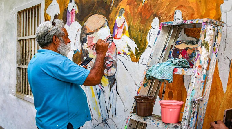 Inauguran Festival Internacional de Muralismo Ciudad Mural en Coro