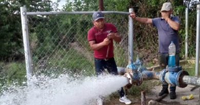 Activan cuatro pozos de agua potable en el estado Yaracuy