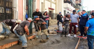 Reparan hundimiento de la vialidad en la parroquia San Agustín de Caracas