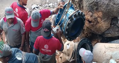 Atienden a familias con reparaciones de tuberías en Miranda