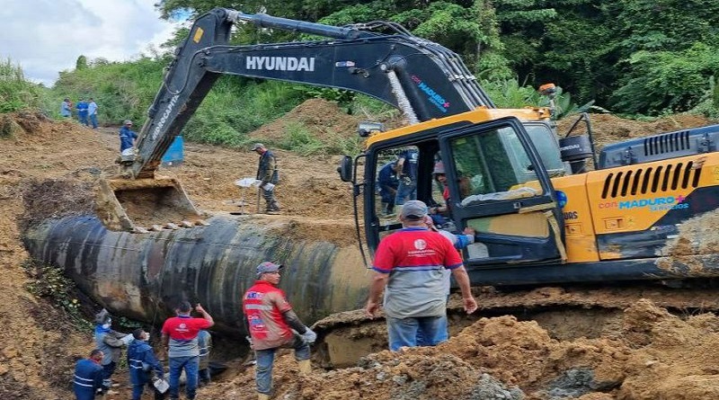 Concluyen mantenimiento en Planta de Agua potable «Taguaza» en Miranda