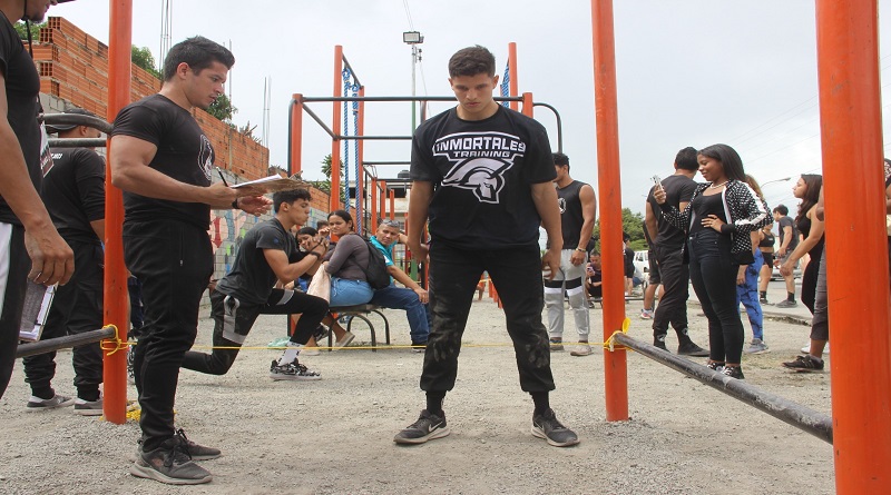 Parque de Calistenia Sur recibió 3ra edición de Beast Endurence 2023