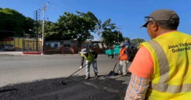 Avanzan labores de mejoramiento en la Troncal 02 en San Juan de los Morros