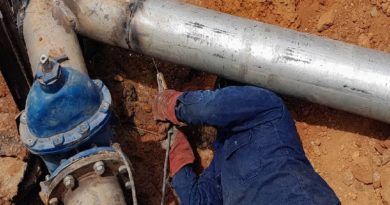 Culmina reparación de tubería de agua potable en Miranda