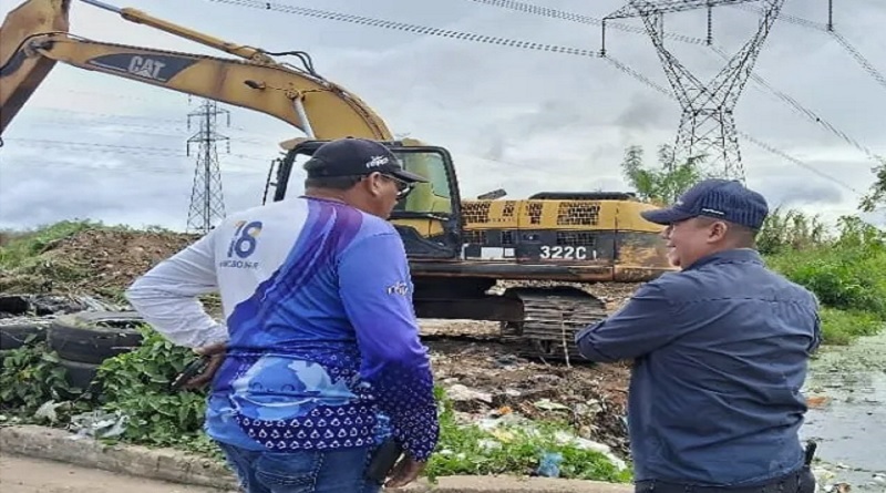 Avanza saneamiento de colector de aguas servidas “Libertador” en municipio Caroní