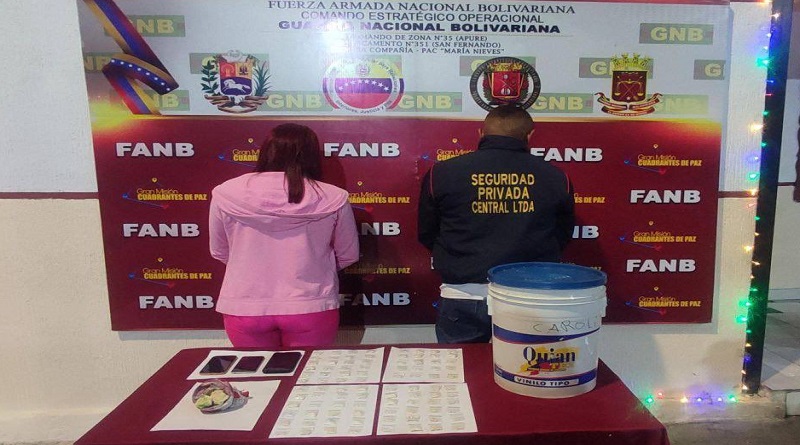 FANB incauta cocaína y captura a traficantes en ruta Guasdualito-Calabozo