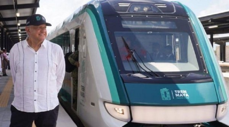 Inauguran Tren Maya entre Campeche y Cancún en México
