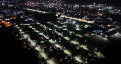 Con cena de navidad inauguran alumbrado en Municipio Esteller de Portuguesa