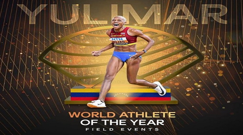 Yulimar Rojas obtiene Premio Atleta del Año para eventos de campo 2023