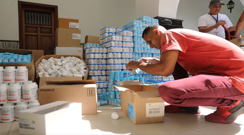 Entregan 350 mil tabletas de medicamentos en Monagas