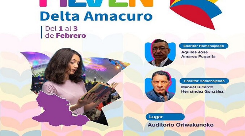 Delta Amacuro celebra la 19º Filven del 1 al 3 de febrero