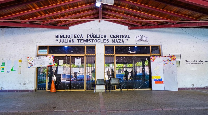 Rehabilitarán espacios de la Biblioteca “Julián Temístocles Maza” de Barcelona