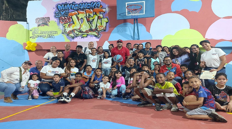 Concejo Municipal de Caracas inaugura espacio deportivo en La Vega