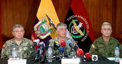 Ejército de Ecuador confirma 329 detenidos por actos violentos
