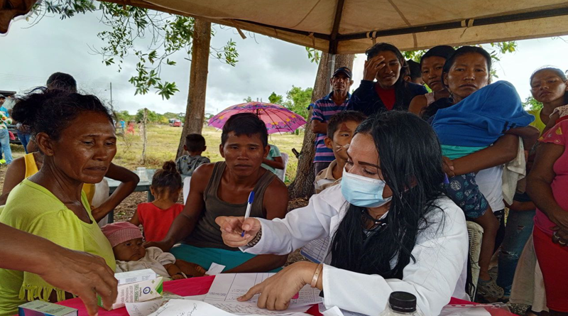 Comunidad indígena de Punta de Barquis recibe jornada médico asistencial