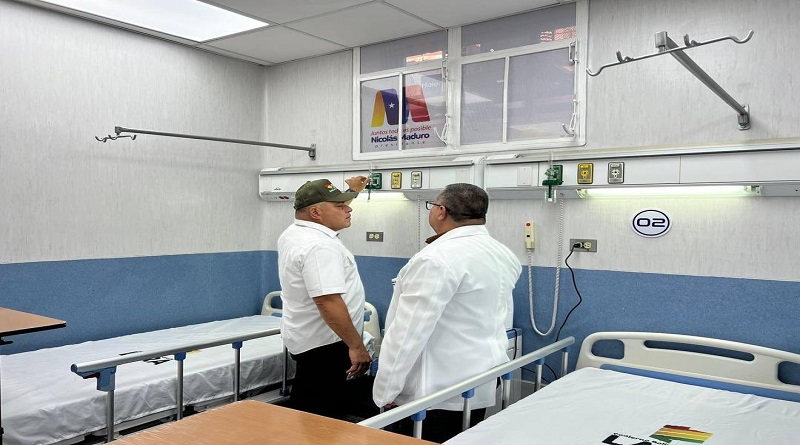 Rehabilitan área de emergencia masculina del hospital central Antonio María Pineda