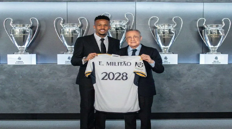 Real Madrid renueva a Éder Militão hasta 2028