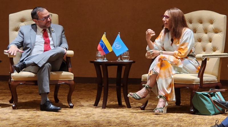 Canciller venezolano realiza encuentros con representantes de ONU, África y El Caribe