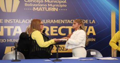 Juramentan nueva junta directiva del Concejo Municipal de Maturín