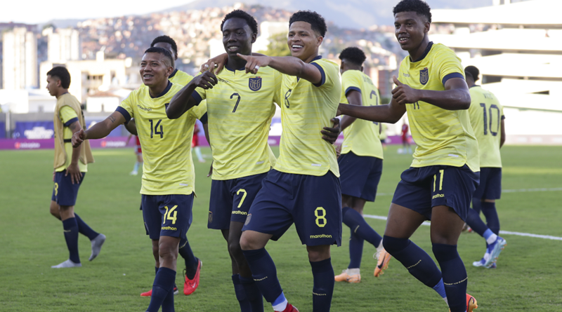 Ecuador derrota 3-0 a Colombia en partido inicial del Preolímpico Suramericano 2024