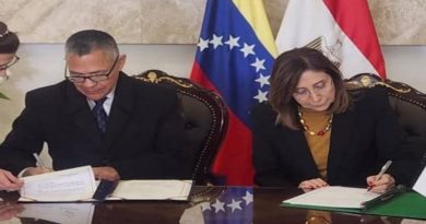 Venezuela y Egipto firman convenio para la cooperación e intercambio cultural