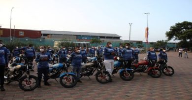 Fuerza Motorizada de La Guaira favorecida con la entrega de 100 motocicletas