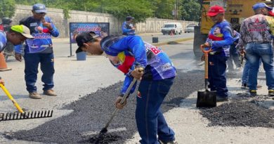 Inicia Plan de Bacheo en municipio Linares Alcántara