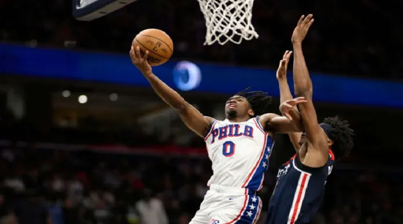 Maxey impulsó el triunfo de 76ers a Wizards