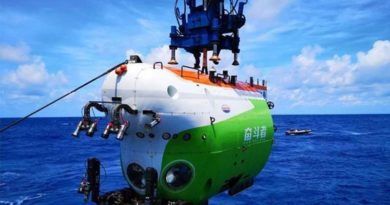 Sumergible tripulado chino realiza primeras inmersiones en Atlántico