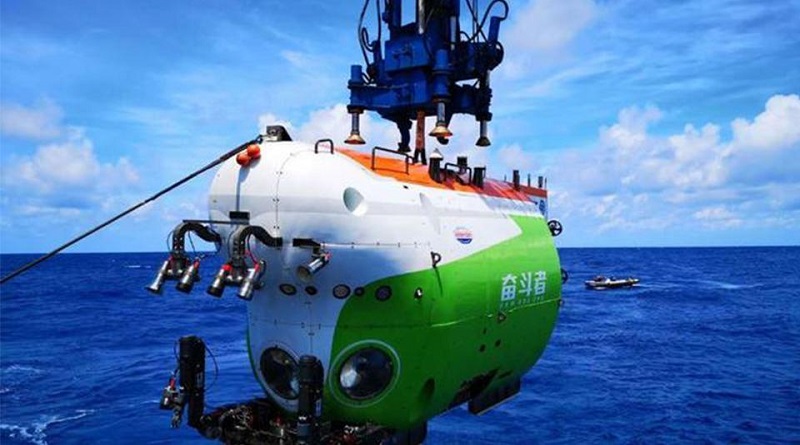 Sumergible tripulado chino realiza primeras inmersiones en Atlántico