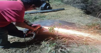 Corrigen fuga de agua en aducción Amana-Maturín