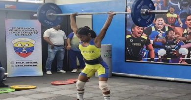 Levantamiento de pesas define su equipo para Juegos Bolivarianos de la Juventud Sucre 2024