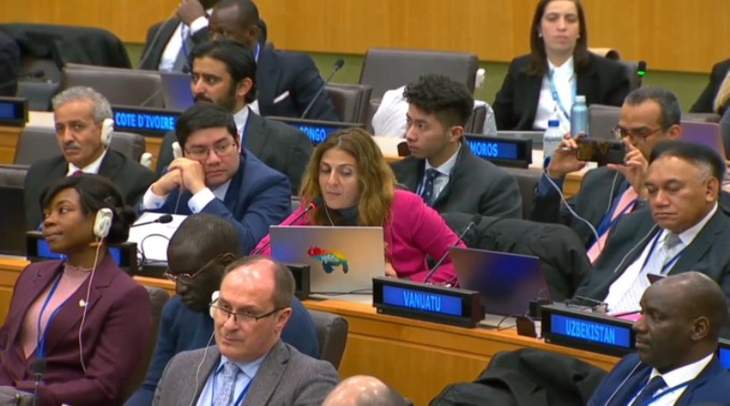 Venezuela ratifica en la ONU su compromiso de combatir el uso delictivo de las TICs