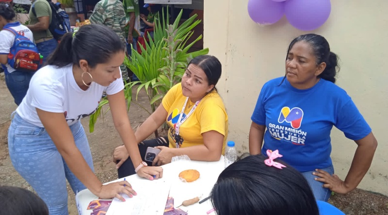Gran Misión Venezuela Mujer atiende a féminas en Barinas y Cojedes