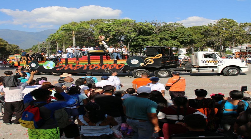 Parroquia Antímano ganadora del desfile de Carnavales Turísticos Internacionales Caracas Feliz 2024