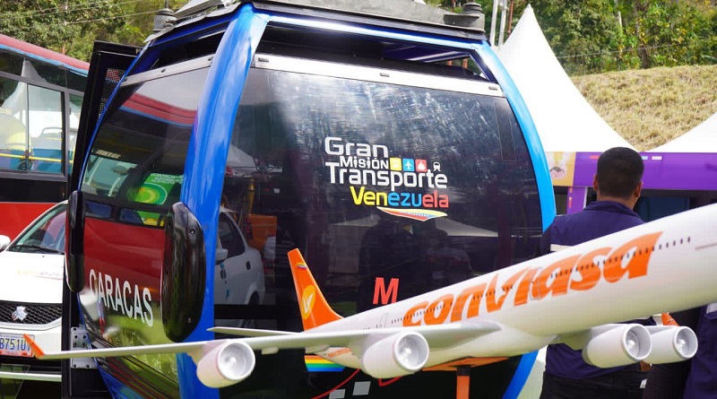 Conviasa exhibe sus avances en la Expo Gobierno 2024