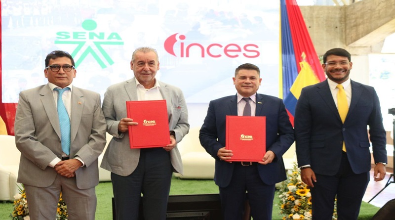 Venezuela y Colombia firman acuerdo cooperación en formación técnica-profesional