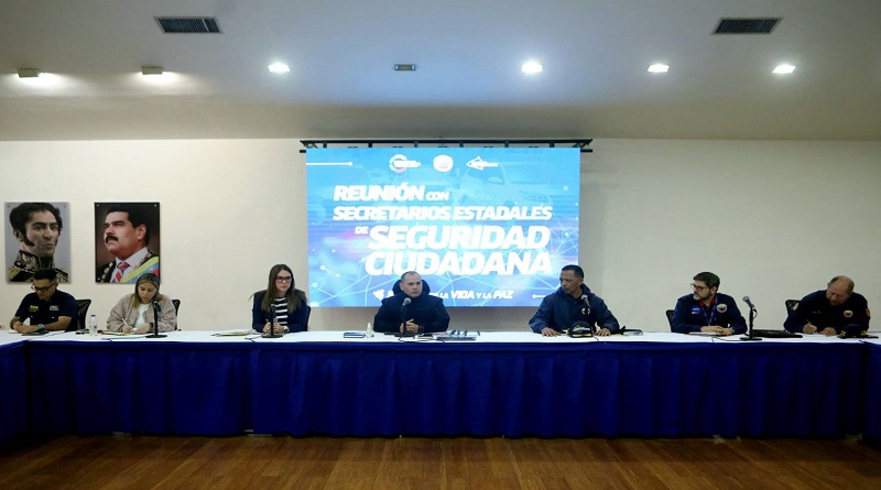 Debaten líneas de acción del Plan 7T-2030 con Secretarios de Seguridad Ciudadana