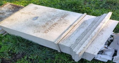 Factores fascistas profanaron estatua del Libertador en Monte Sacro, Roma