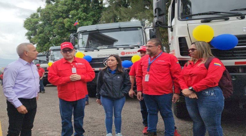 PDVSA asigna 31 unidades tractoras de combustibles a región andina
