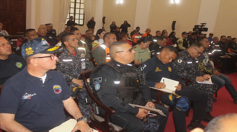Instalan mesa de trabajo para evaluar índices de seguridad en Carabobo
