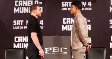 Canelo y Munguía tienen su primer cara a cara antes del 4 de mayo