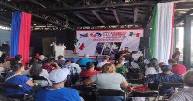 Mexicanos exigen a Estados Unidos el cese de sanciones contra el pueblo de Cuba