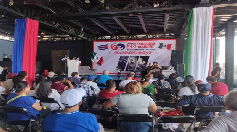 Mexicanos exigen a Estados Unidos el cese de sanciones contra el pueblo de Cuba