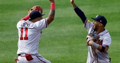 Orlando Arcia marcó un cuadrangular para darle la victoria a los Bravos