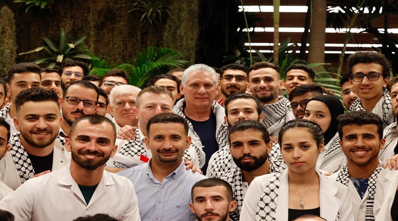 Cuba brinda el apoyo a estudiantes universitarios de Palestina